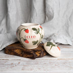 strawberry Pet Urn, Ceramic Urn for Ashes, Creamation Urn, Heart Urn for Pets, Dog Urn, Cat Urn
