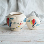 Balloon Pet Urn, Ceramic Urn for Ashes, Creamation Urn, Heart Urn for Pets, Dog Urn, Cat Urn