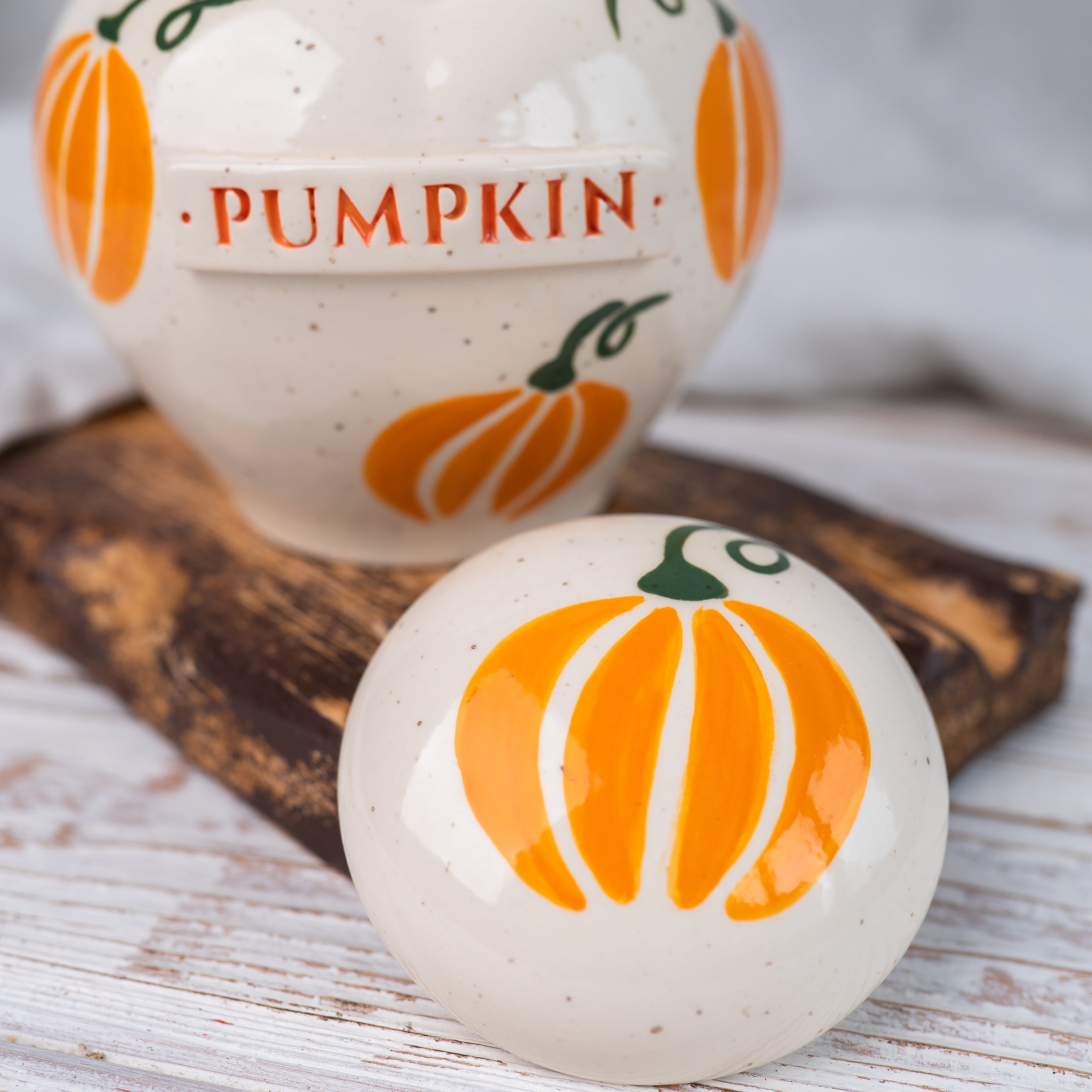 Pumpkin Tabby Cat Heart-Shaped Ceramic Urn: Custom Name Memorial Keepsake for Ginger Cats