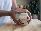 Rose Flower Heart-Shaped Ceramic Pet Urn – Pet Memorial or Human Ashes Keepsake